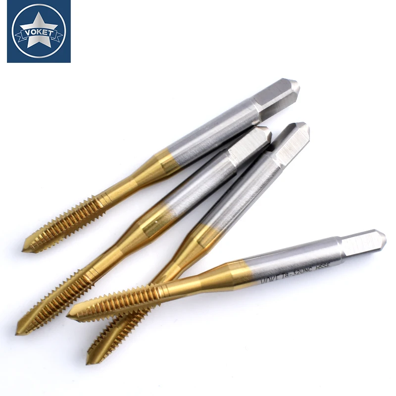 HSSE-M35 JIS Standard Spiral Pointed Tap UNC 1-64 2-56 3-48 4-40 5-40 6-32 8-32 3/16 10-24 12-24 1/4 3/8 1/2 Thread Screw Taps