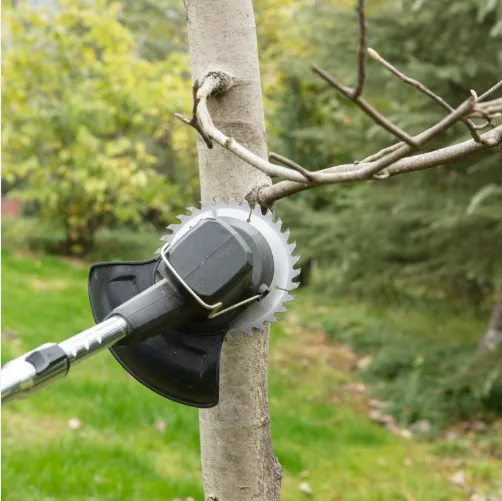 

21V Lawn Mower Electric Grass Trimmer Cordless Brush Cutter China With Wheels for Garden