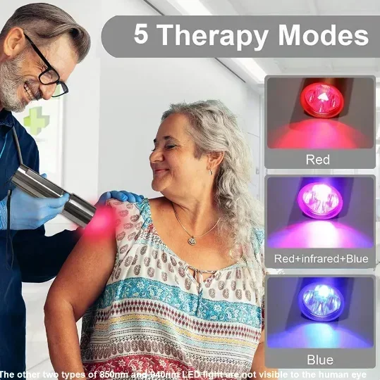 Body Pain Laser Therapy Device LLLT Physiotherapy Equipment for Knee Pain Relief Arthritis Frozen shoulder Pet Pain