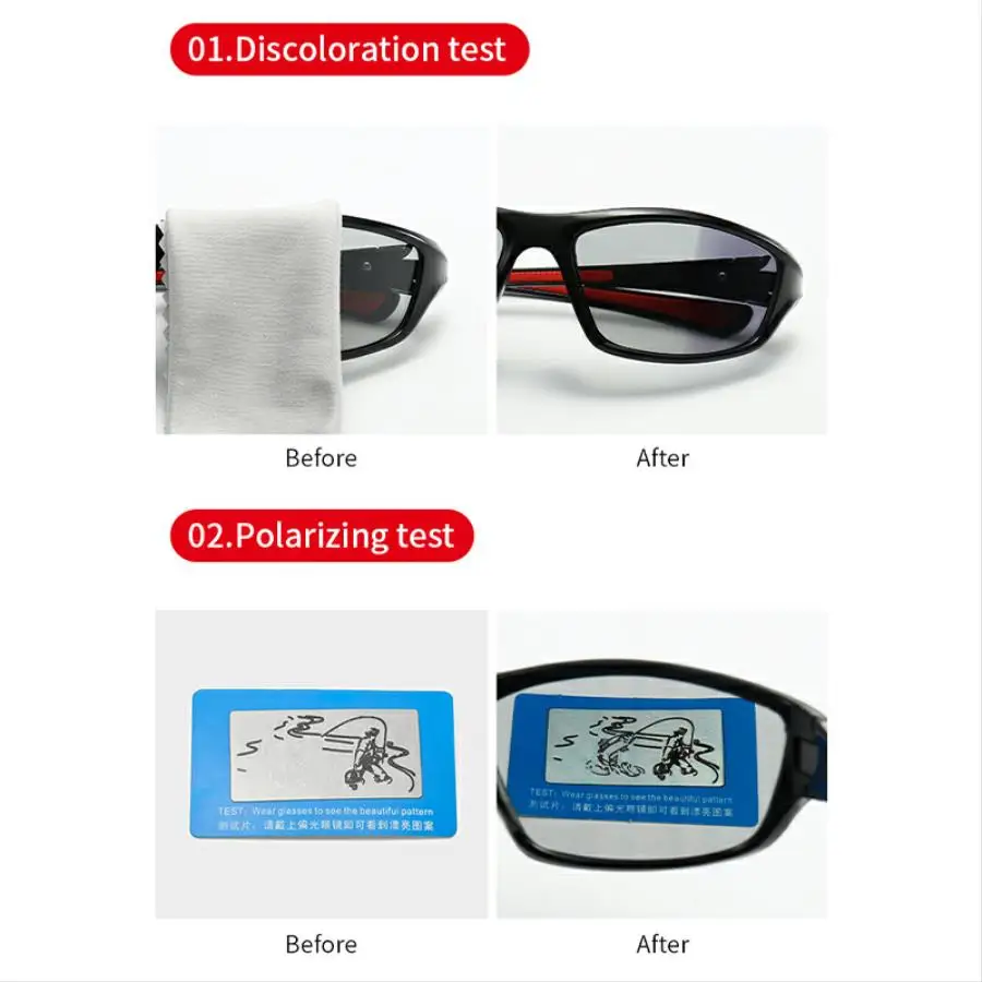 Photochrome Polarisierte Sport-Vintage-Sonnenbrille für Männer und Frauen Angeln Radfahren Autofahren Bergsteigen Chamäleon-Sonnenbrille – Detail 7