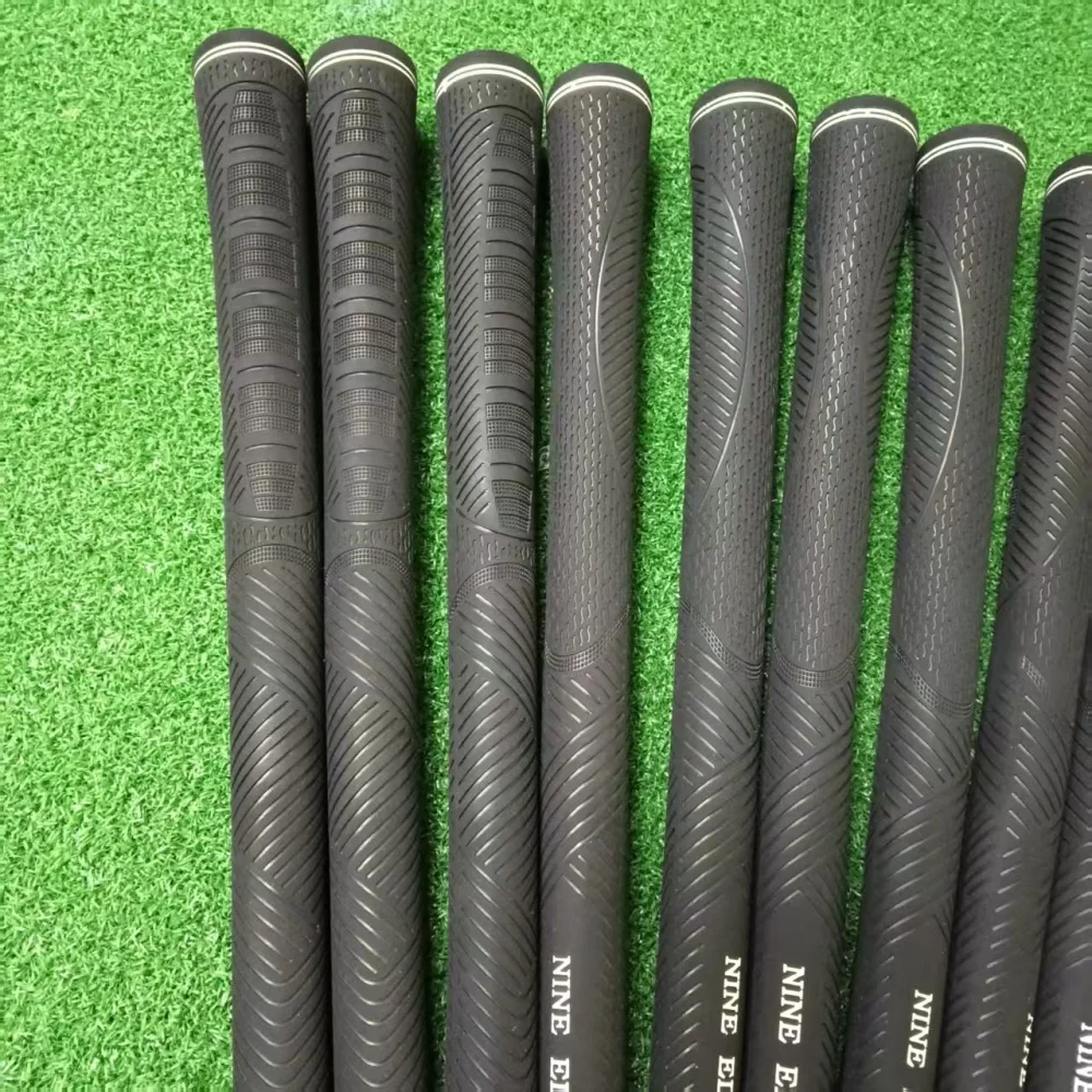 

Nine Elenev 10pcs Rubber Golf Grips, High Traction And Feedback Rubber Golf Club Grips