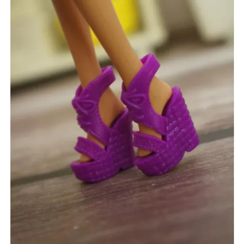 Doll shoes  high heels flat shoes new styles white accessories for your BB dolls BBI201013C