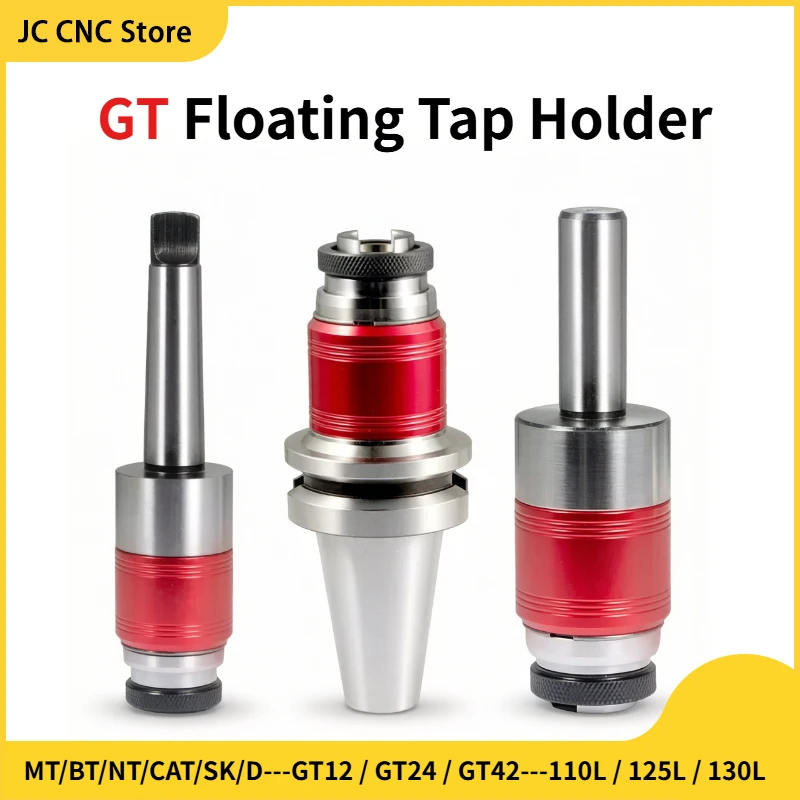 GT12 GT24 Floating Expandable Tapping Tool Holder BT30 BT40 C20 C25 C32 MTA2 MTA3 MTA4 MTA5 Overload Protection Drill Tap Chuck
