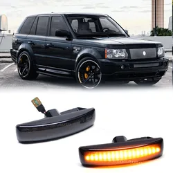 Dynamic Amber Flashing Turn Signal Side Marker  Lamp For Land Rover Range Rover Sport Discovery 3 4 Freeland 2