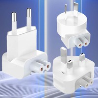 EU/US/UK/AU Plug Detachable Power Adapter for Apple iPad Macbook USB Charger Wall AC Outlet Converter