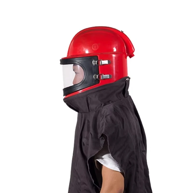 خوذة السفع الرملي الواقية المتينة بالجملة خوذة السفع الرملي عالية الجودة #6