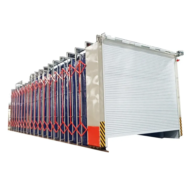 EXW Electric Folding Track Type Dust Free Grinding Room Environmental Protection Spray Booth Customizable Design
