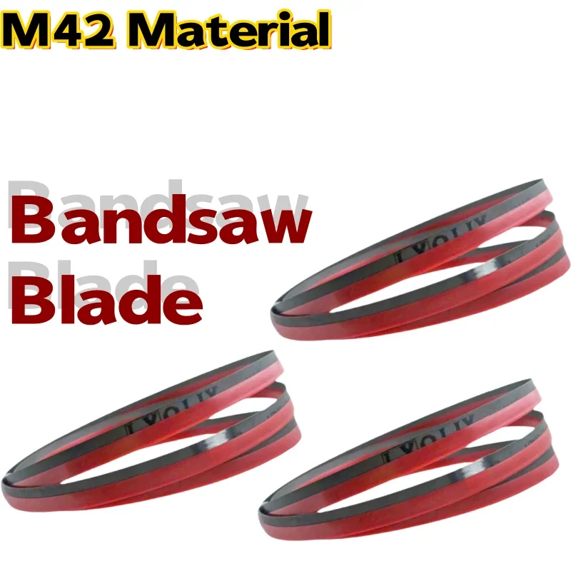 

8 "9" 10 "14" 16 "M42 Биметаллические полотна для ленточной пилы 1140 1400 1425 1570 1790 1826 2240 2560 2630 мм Полотна для ленточной пилы для резки твердой древесины, металла.