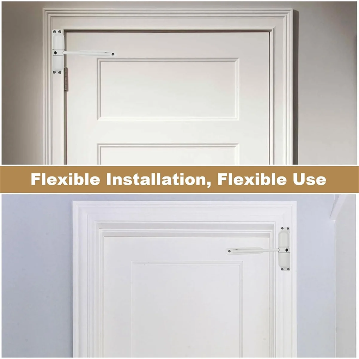 ABYA 2 шт. автоматический пружинный дверной доводчик, регулируемая дверная петля для преобразования навесных дверей в самозакрывающиеся, автоматический дверной доводчик