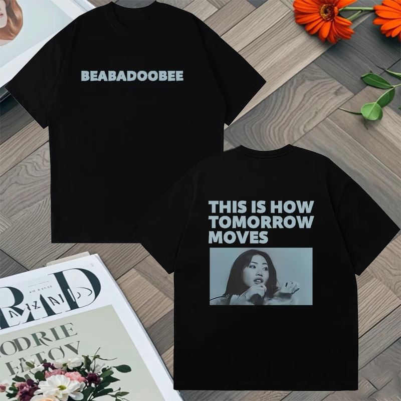

Beabadoobee This Is How Tomorrow Moves Music Album Cover Double Sided Print T shirt Cotton Men Women short sleeve T-shirt Unisex