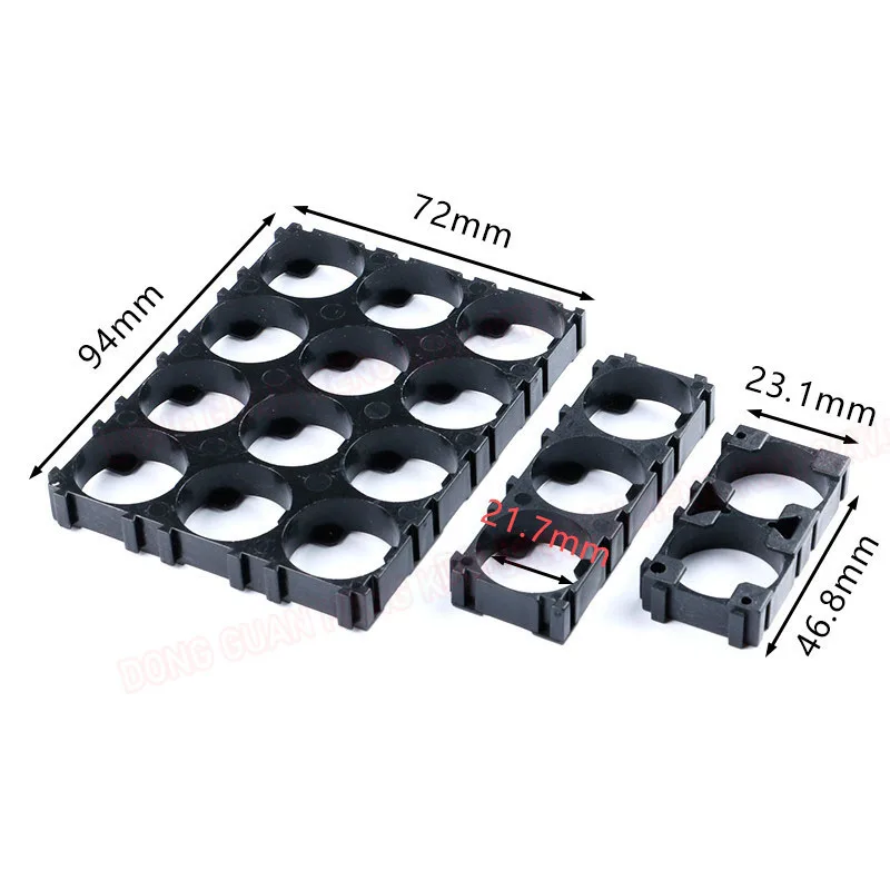 21700 Battery Holder Battery Storage Case 2/3/12 Union Plastic Snap Assembly Combination Battery Tray Holder Connector