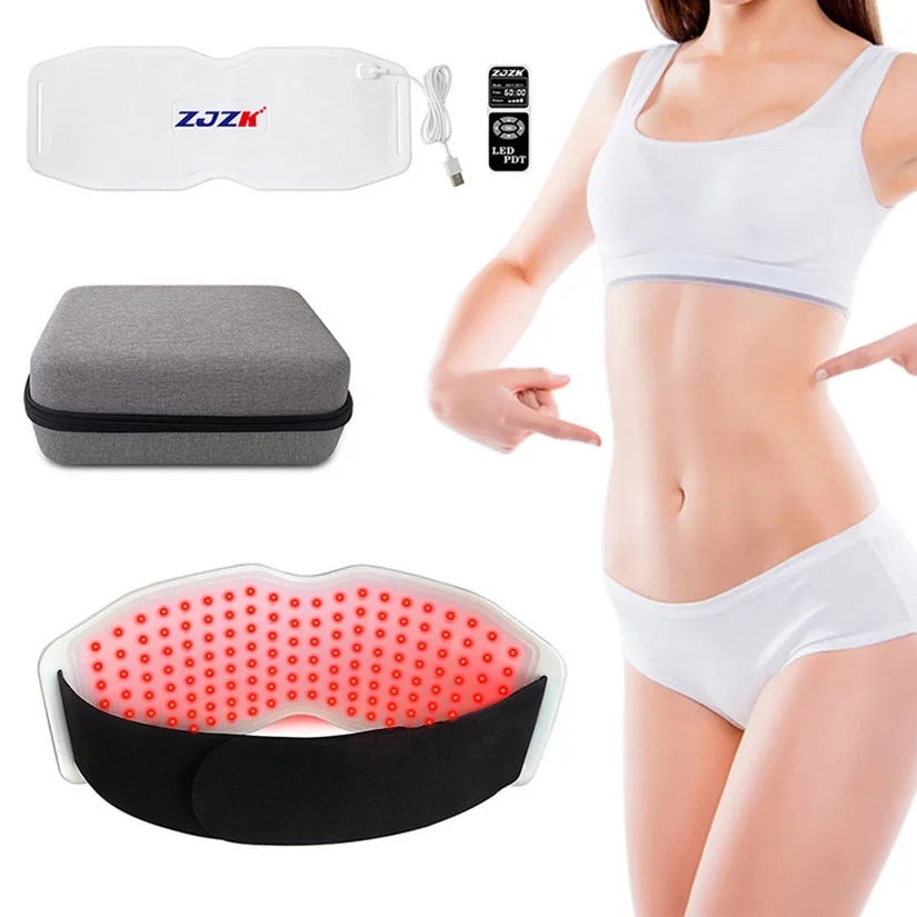 24W 940nm 850nm 660nm Red Light Weight Belt Women Body Massager 450 LED Chips to Promote Blood Circulation and Loose Weight