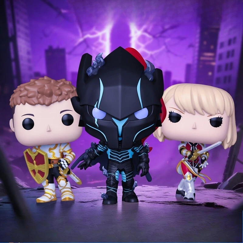 

Genuine Edition FUNKO POP Solo Leveling: Cha Hae-in, Yoo Jin-ho, Igris Anime Decoration Ornament Model Toys Collectible Model