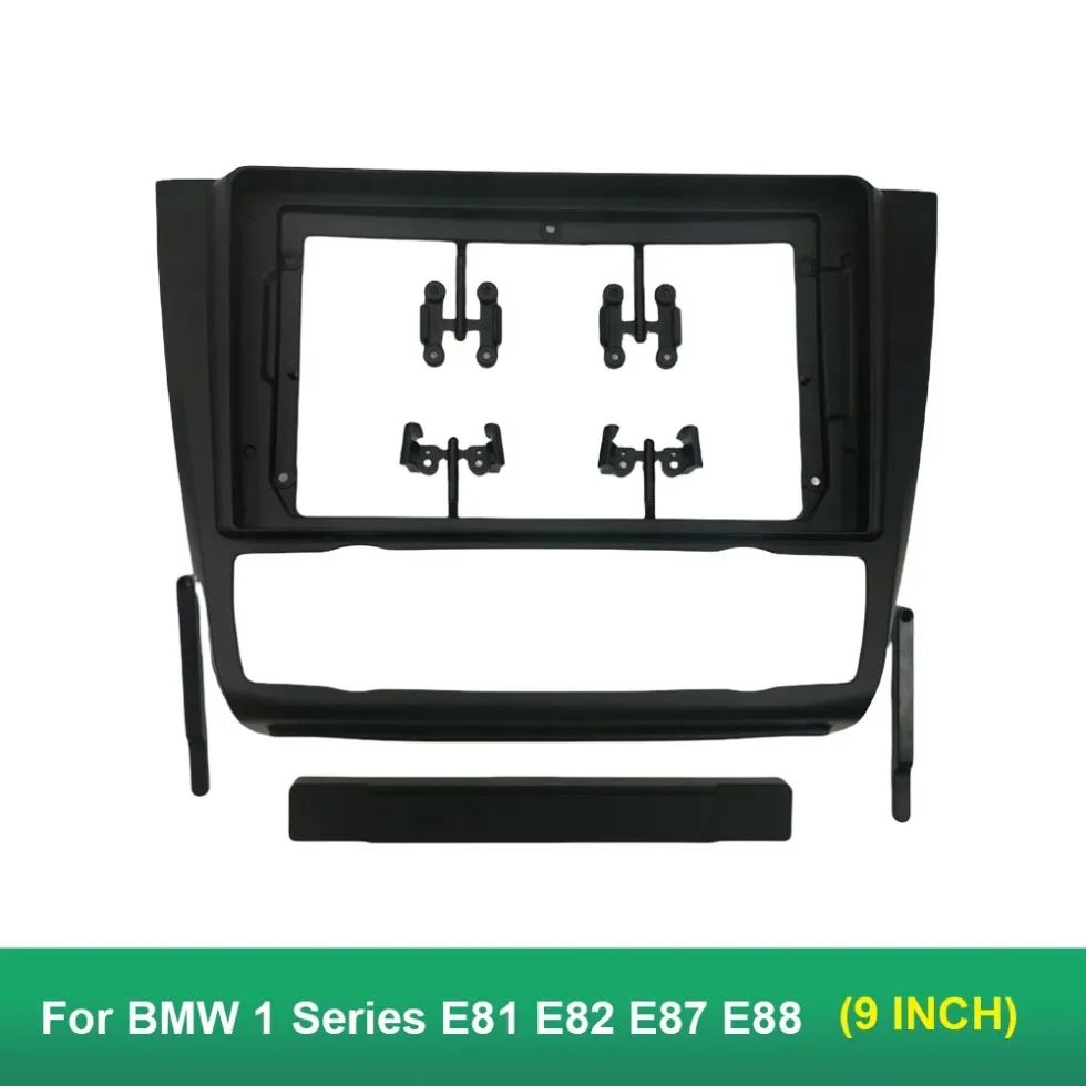 For BMW 1 Series E81 E82 E87 E88 2008-2012 Car Radio Fascias Installation Dash Frame 2 Din Panel DVD Gps Mp5 Android Player Trim