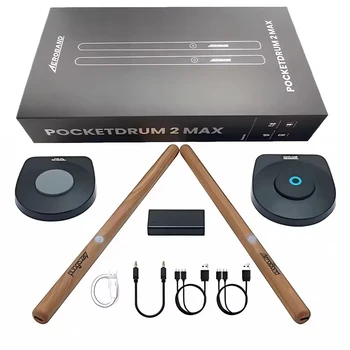 Aeroband New Pocket Drum 2 MAX, Somatosensory Digital Electronic Air Drum Stick Set ,Drums