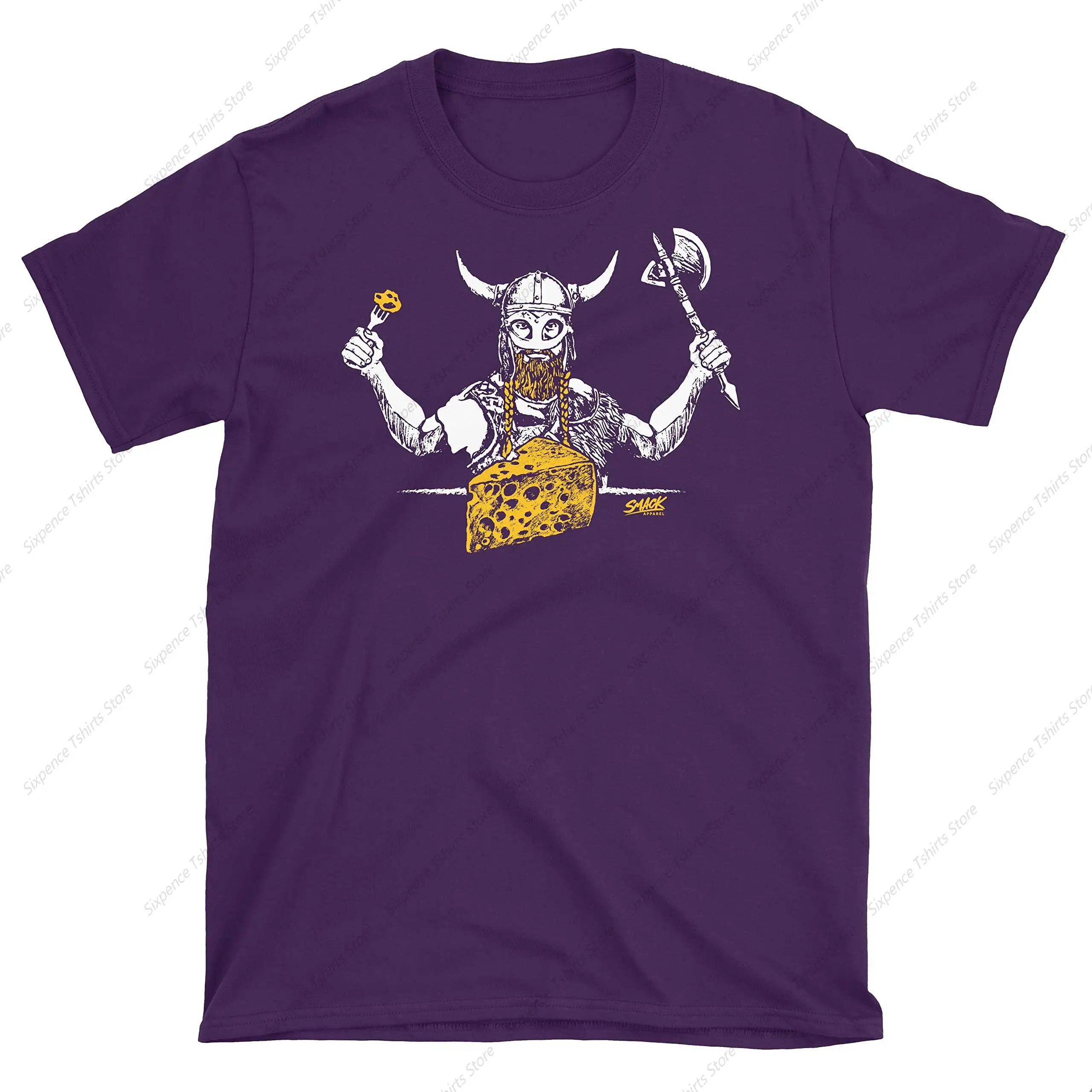 Let's Eat T-Shirt for Minnesota Football Fans Men‘s T-Shirt Soft Comfortable Easy to Wear Simple Practical not Easy to Shrink