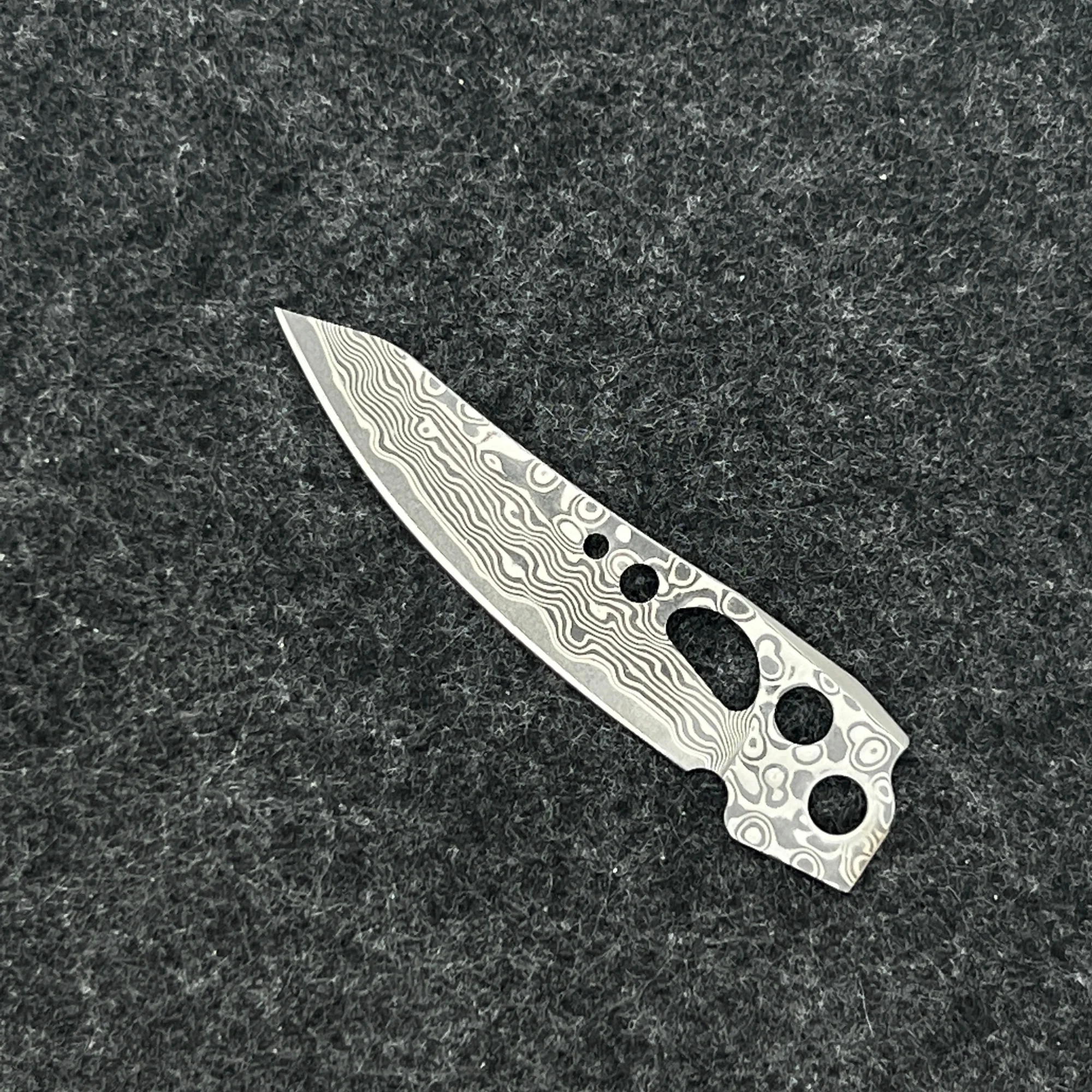 1 Pcs Replaceable VG10 Damascus steel Blade For Leatherman Skeletool Main Knife Part DIY Accessories view 2