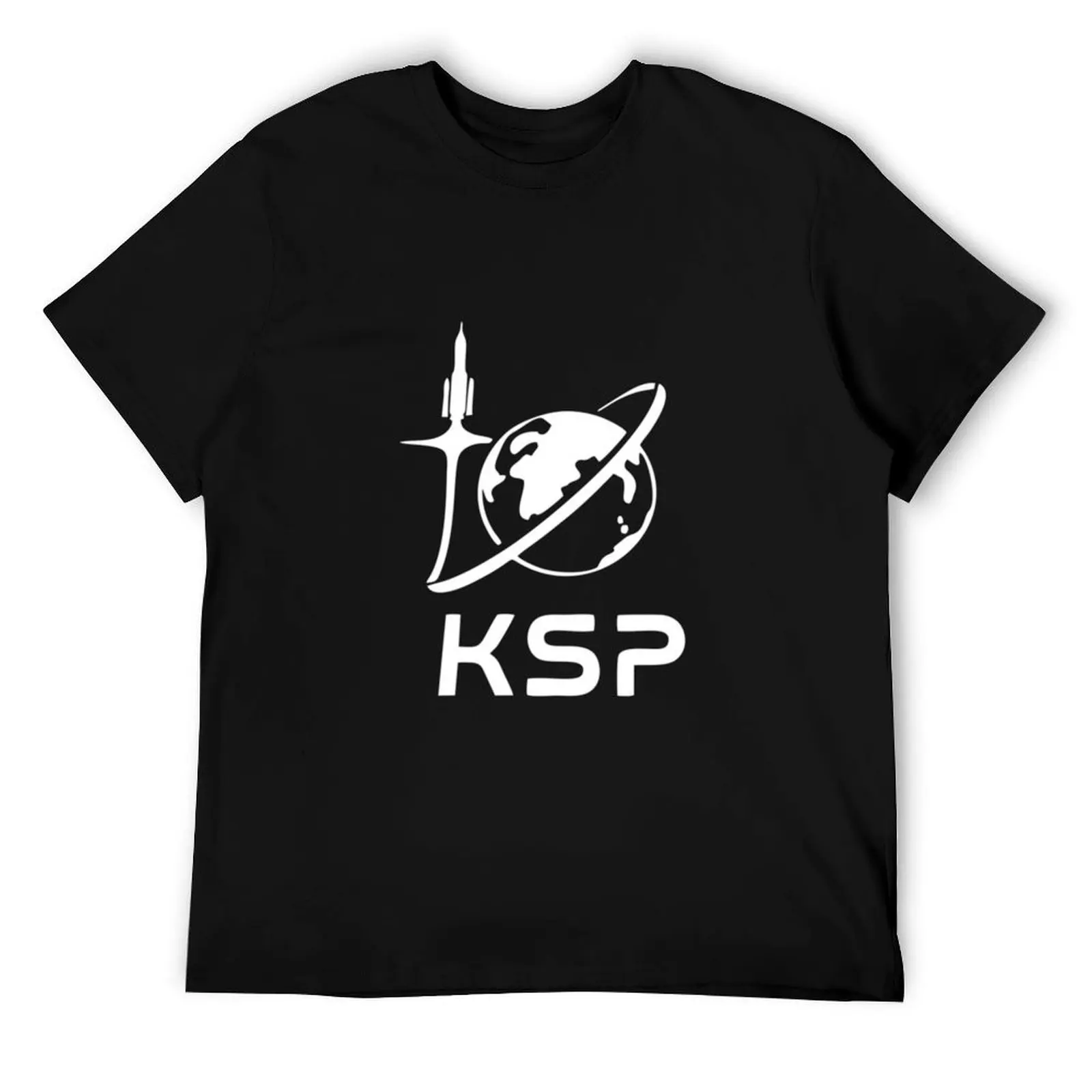 

KERBAL SPACE PROGRAM LOGO T-Shirt man t shirt graphic men t shirt cotton 100% T-Shirt