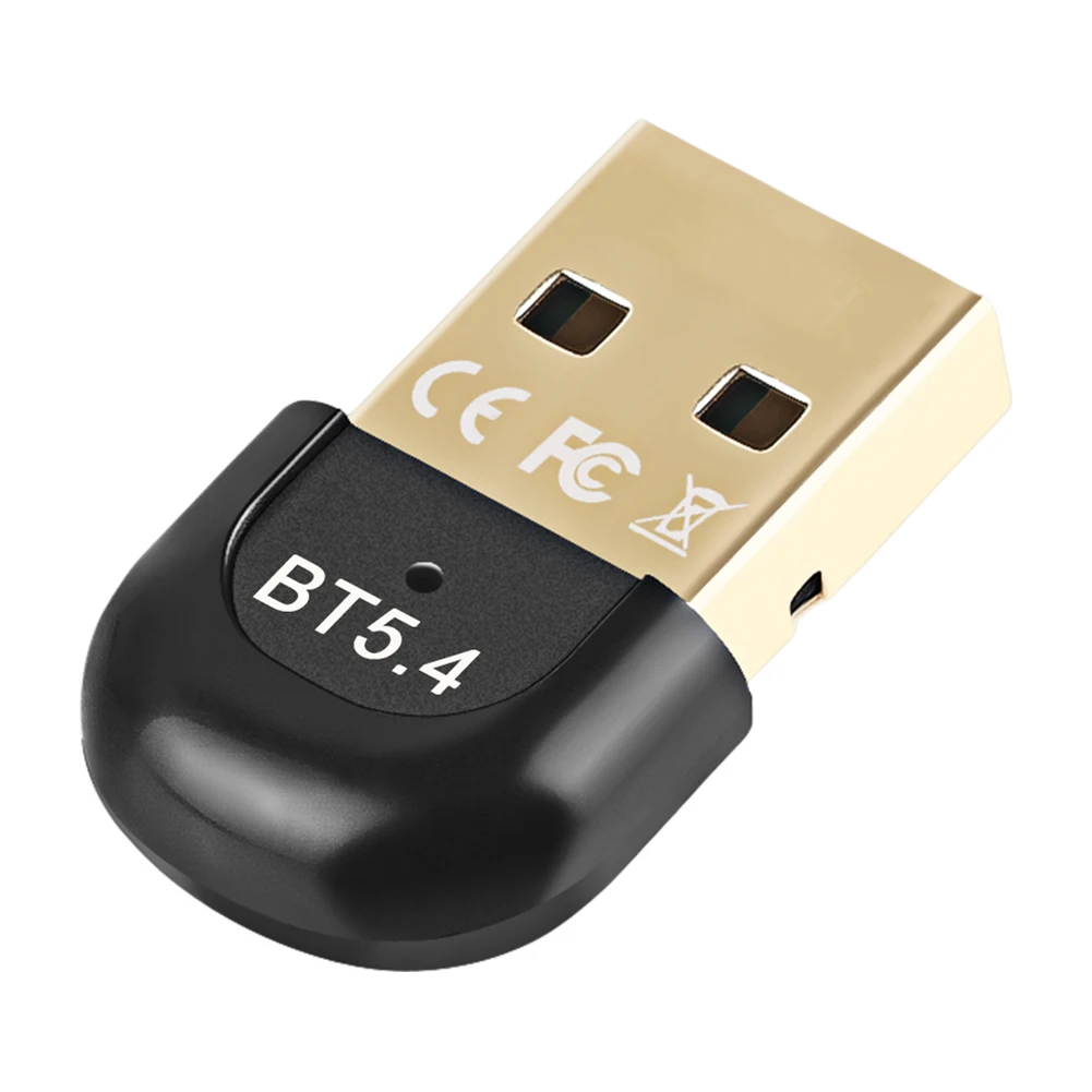 

USB Bluetooth-Compatible 5.4 Adapter Music Audio Receiver Transmitter Plug and Play Wireless USB Adapter for Computer PC Laptop