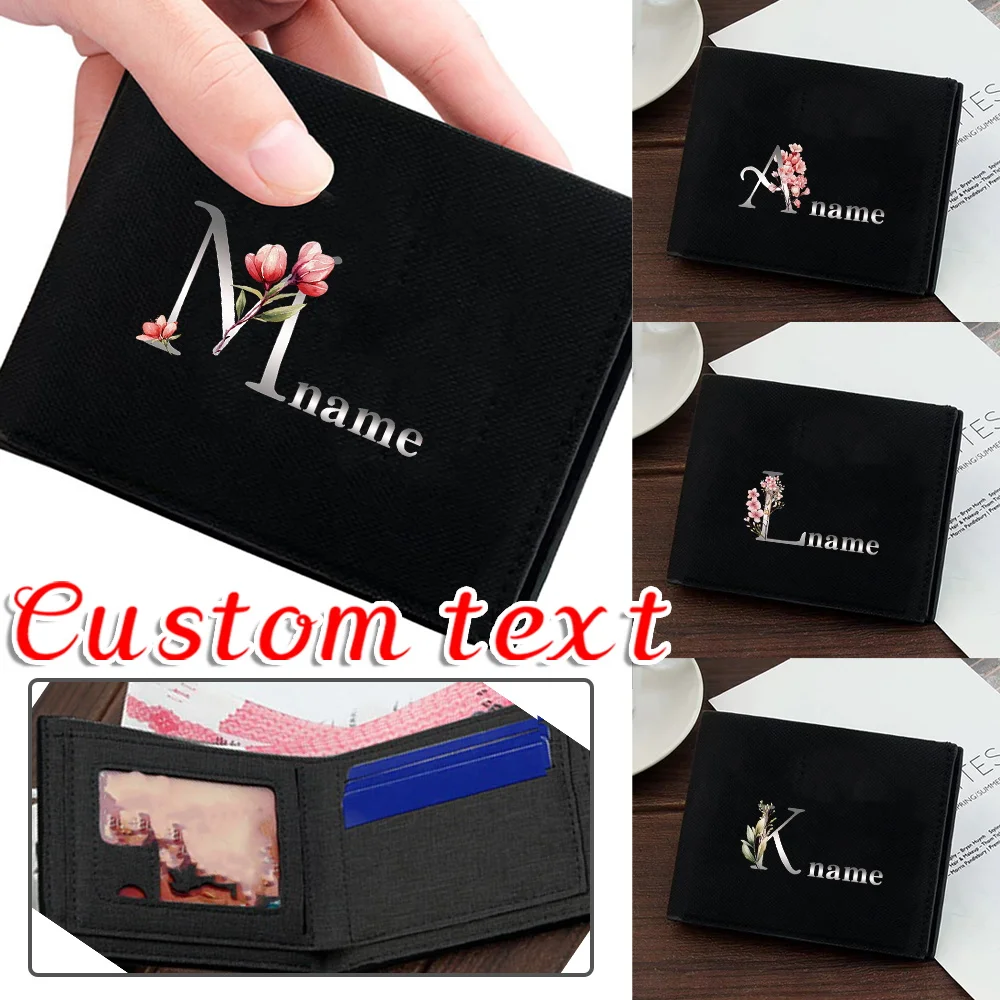 

Personalized Customized Name Wallet Simple Durable Multi Functional Storage Bag High Quality Wallet Customized Product