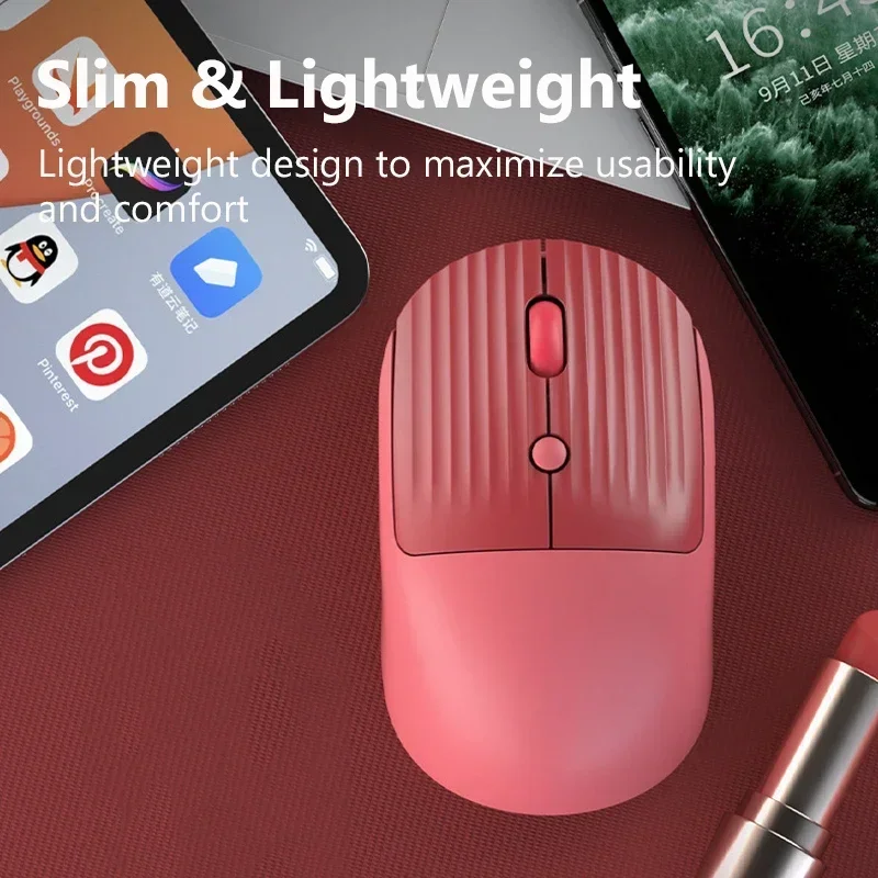 Gaming Mouse Rechargeable 2.4G Wireless Mouse Mute Ergonomic Mouse for PC Gamer Computer Laptop LED Backlit Silent Magic Mice
