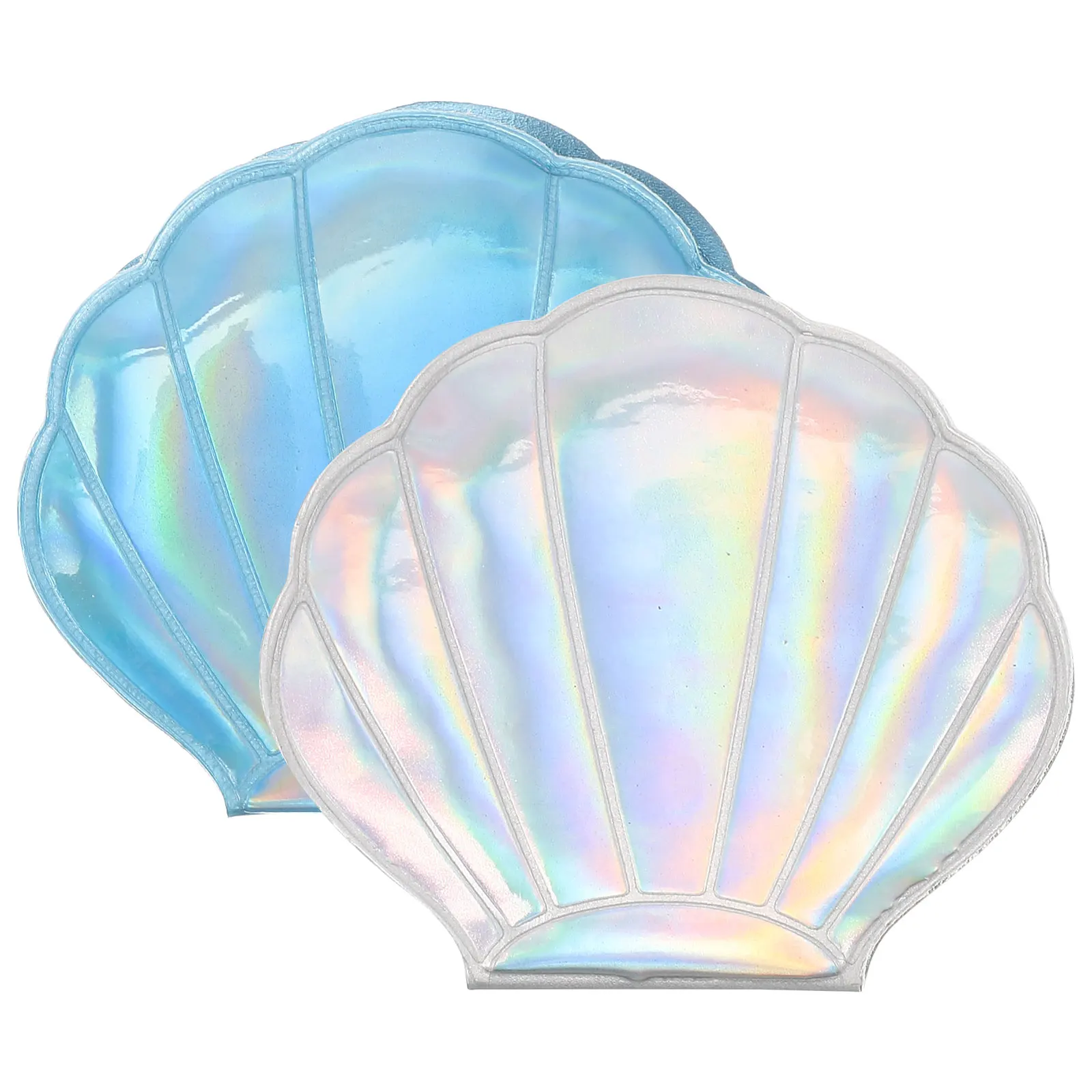

Portable Makeup Mirror Seashell Shaped Compact Hand Held Vanity Folding Mirrors Travel Shells