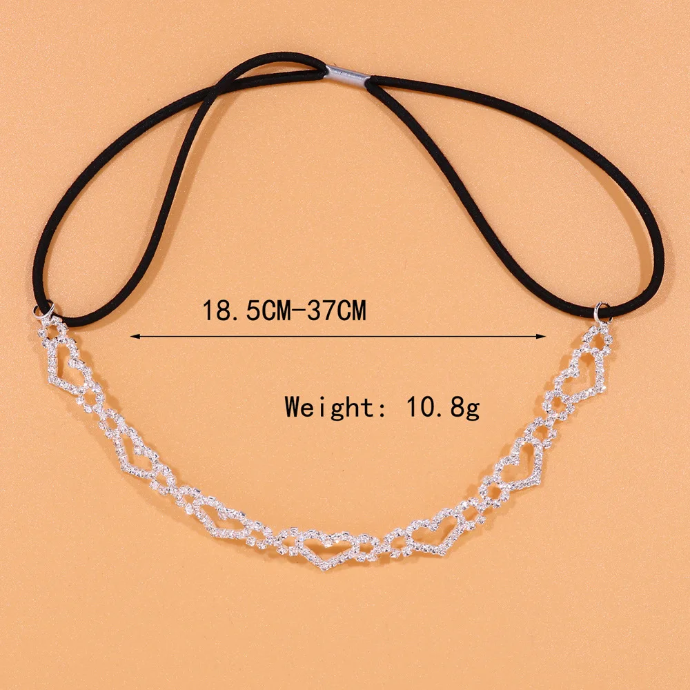 Sexy Rhinestone Heart Leg Garters Belt for Women Wedding Accessories Romantic Geometric Crystal Leg Chain Nightclub Gift