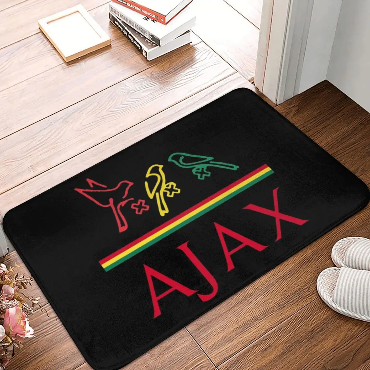 Ajax Bob Marley-felpudo antideslizante con tres pequeños pájaros, alfombra acolchada para entrada de cocina, hogar, dormitorio, alfombrilla para pies