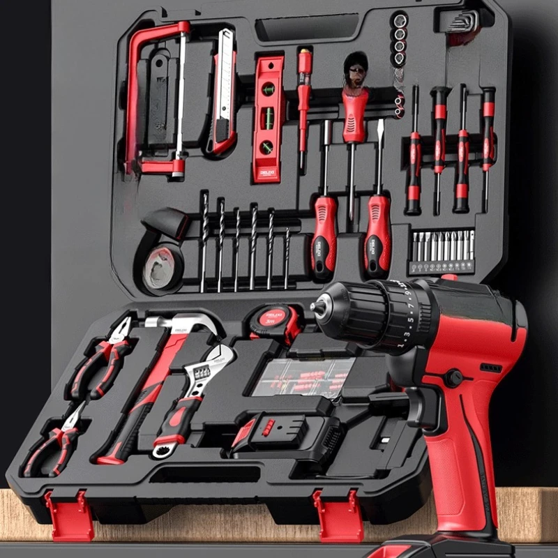 Hardware Toolbox Household Set Repair Wood Electrician