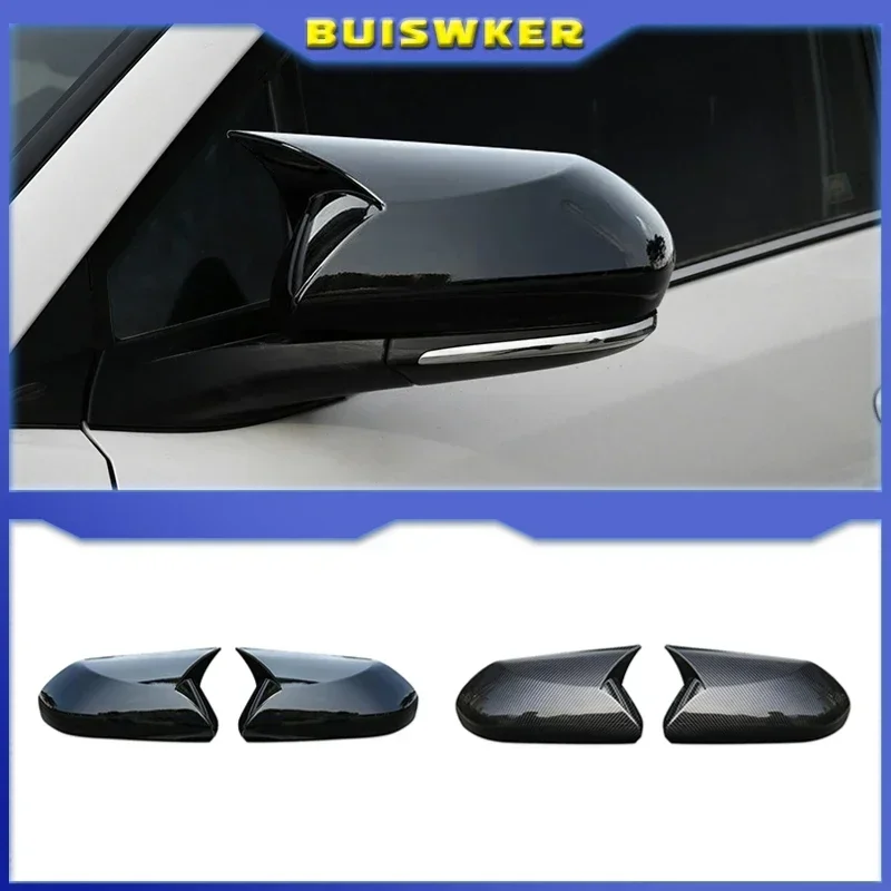 

For Toyota Camry 2018 2019 2020 2021 2022 Accessories Carbon Fiber Look Rearview Mirror Cover Trim Caps