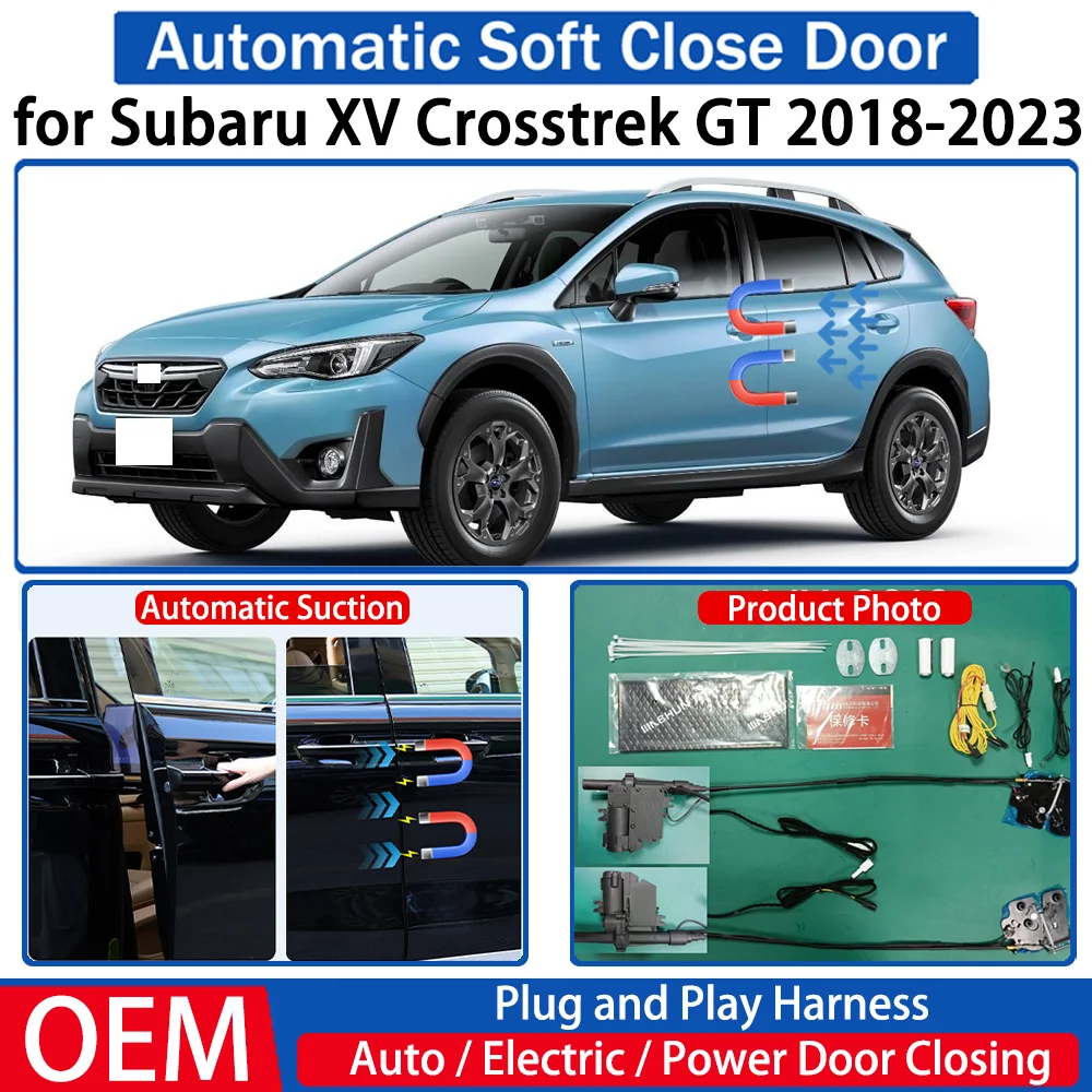 

for Subaru XV Crosstrek GT 2018-2023 Car OEM Automatic Soft Close Door Electric Suction Kit Auto Power Closing System Plug＆play