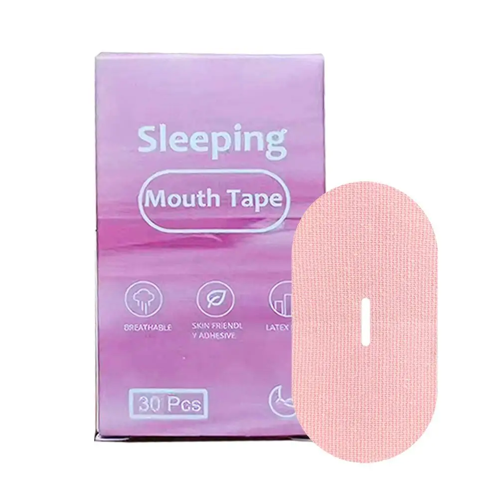 30Pcs Anti Snoring Sleep Mouth Tape Best Breathing Nasal Strips Medical Grade Improved Sleeping Keep Mouth Close Prevent Snoring