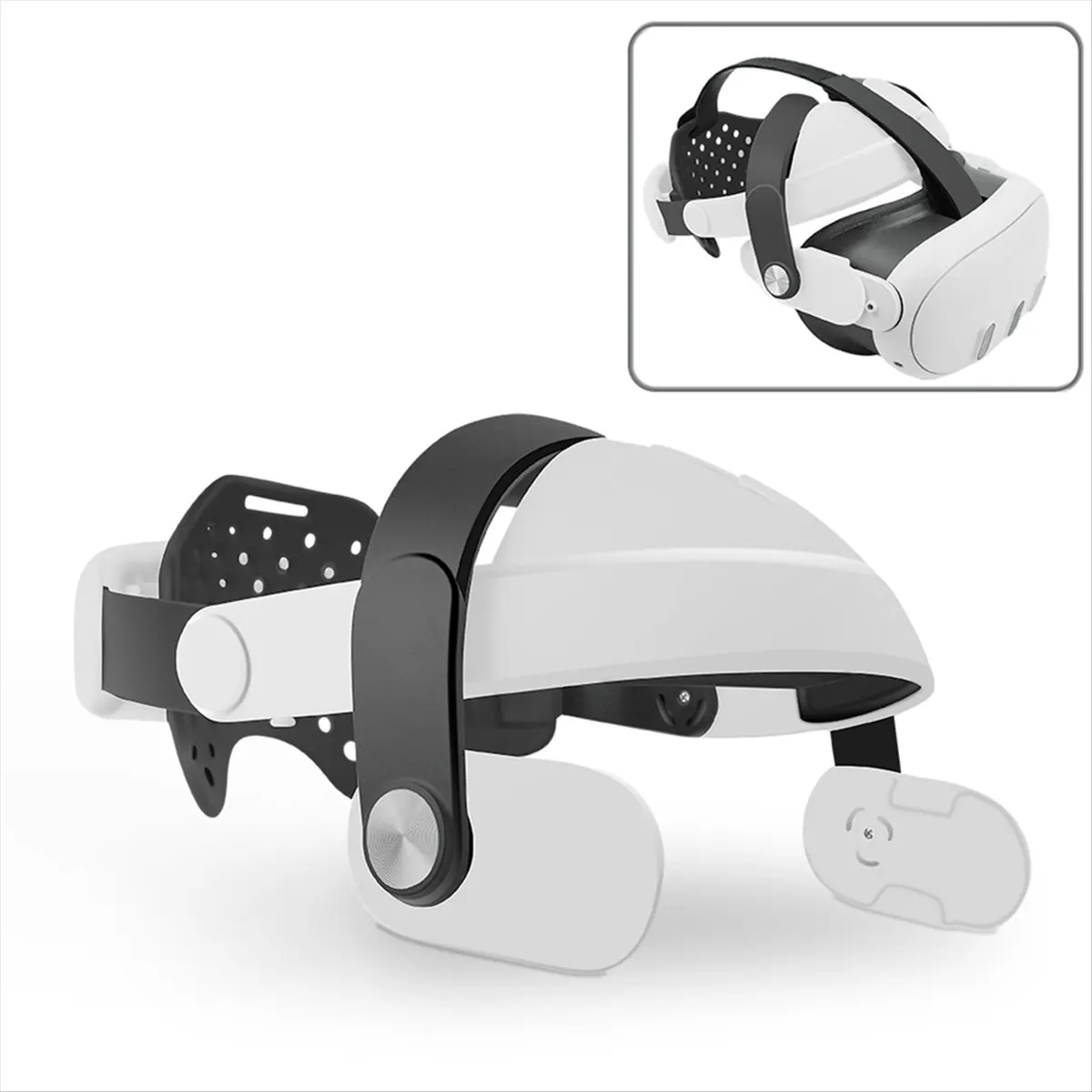 

VR Head Strap for Meta Quest 3 VR Headset Improve Comfort Adjustable Head Strap for Meta Oculus Quest 3 VR Accessories