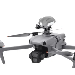 Flight Searchlight Strobe Light SOS Warning Lights +Expand Base Mount for Gopro DJI Action Camera Mavic Air 3 /air 3S Drone