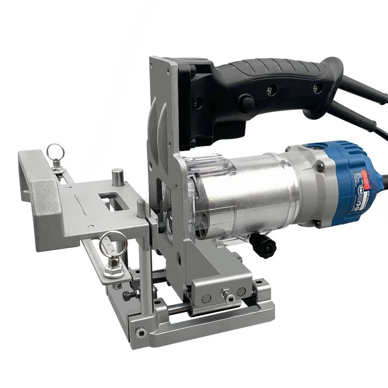 

Woodworking 2-in-1 Slotter Invisible Link No Nail Eye Trimming Machine Positioning Slotting Die