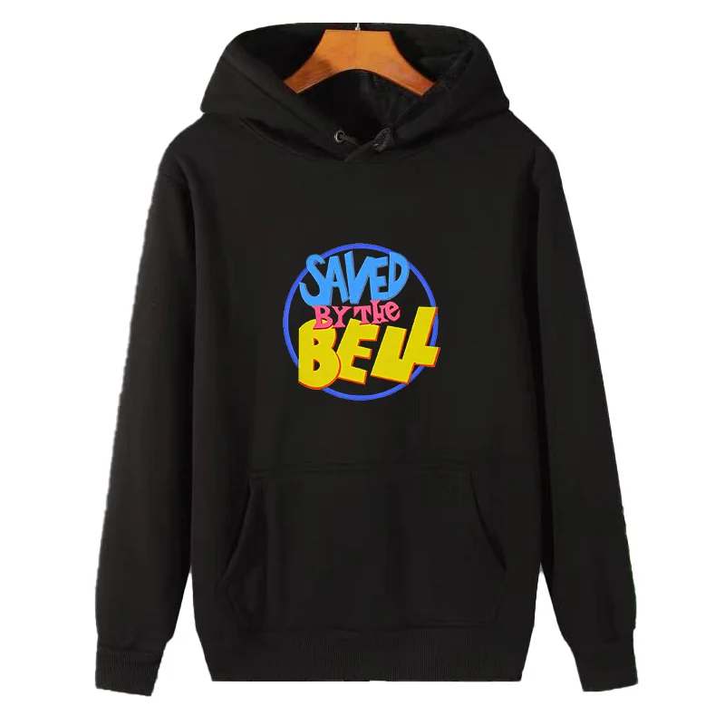 Saved By The Bell Logo Americano Classics Camiseta Fashion Graphic Hooded Sweatshirts High Quality Winter Thick Sweater Hoodie