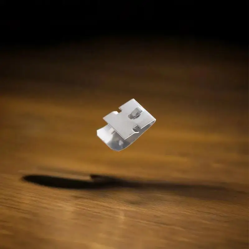 ⭐ 5/10Pcs DIY Accessories Metal Stamping 18650 A AA CR2 9V Leaf Spring Battery Contact Piece Battery Clip view 6