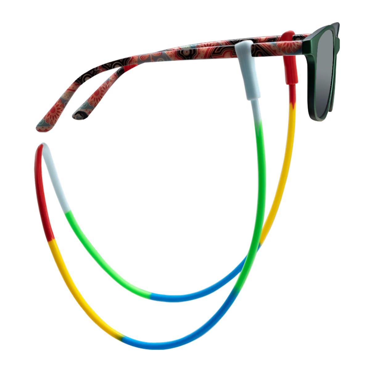 New Silicone Eyeglass Retainer Strap, Flexible Anti-Slip Sports and Daily Wear Glasses Holder Cord  Assorted Colors