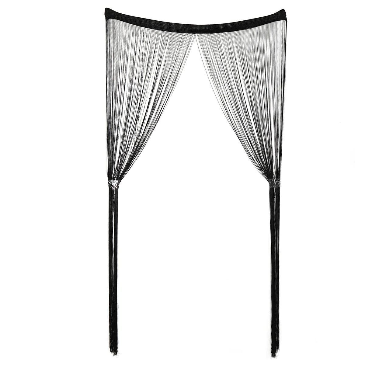 

Encrypted Wire Tassel Line Curtains Doorway Room Divider Decorative String Curtains Polyester Reusable Easy Install