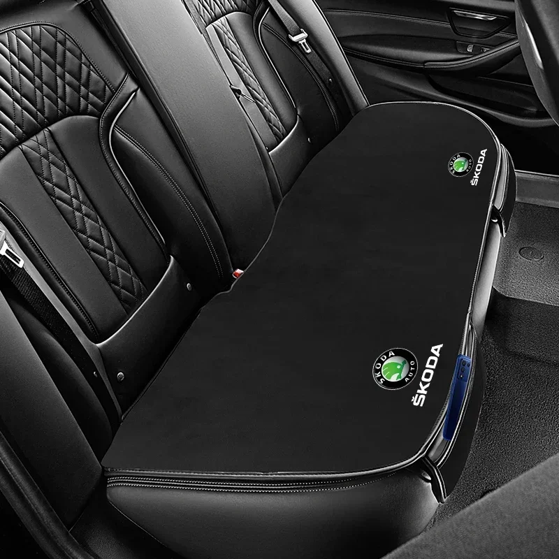 Car Seat Cover With Storage Bag Seat Front And Rear Breathable Cushion Cover For Skoda Octavia SUPERB RAPID KAROQ FABIA YETI - view 5