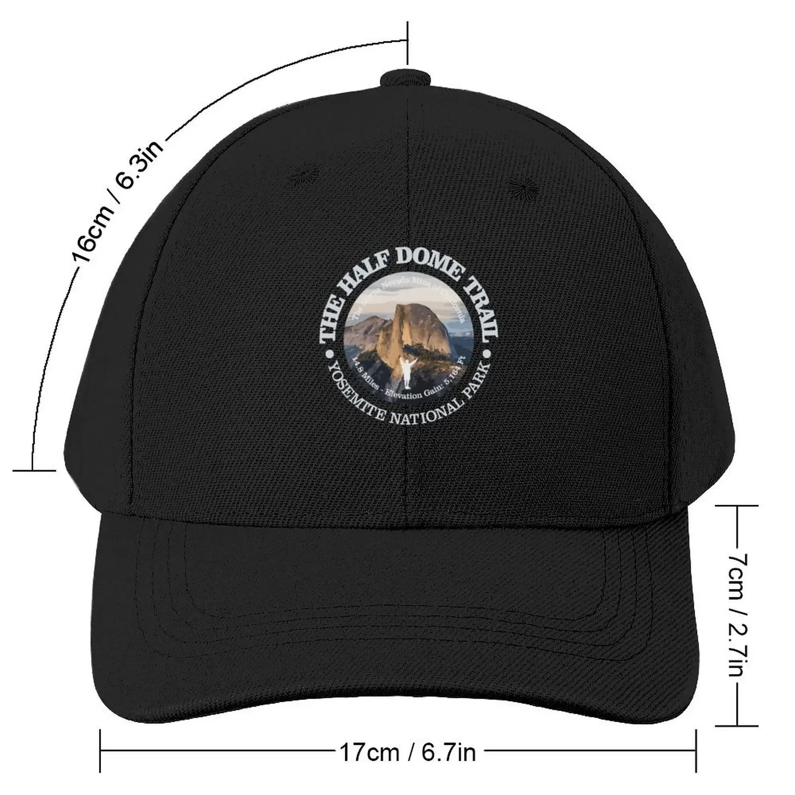 Half Dome Trail (OBP) Baseball Cap Sun Cap Rave Women Hats Men's