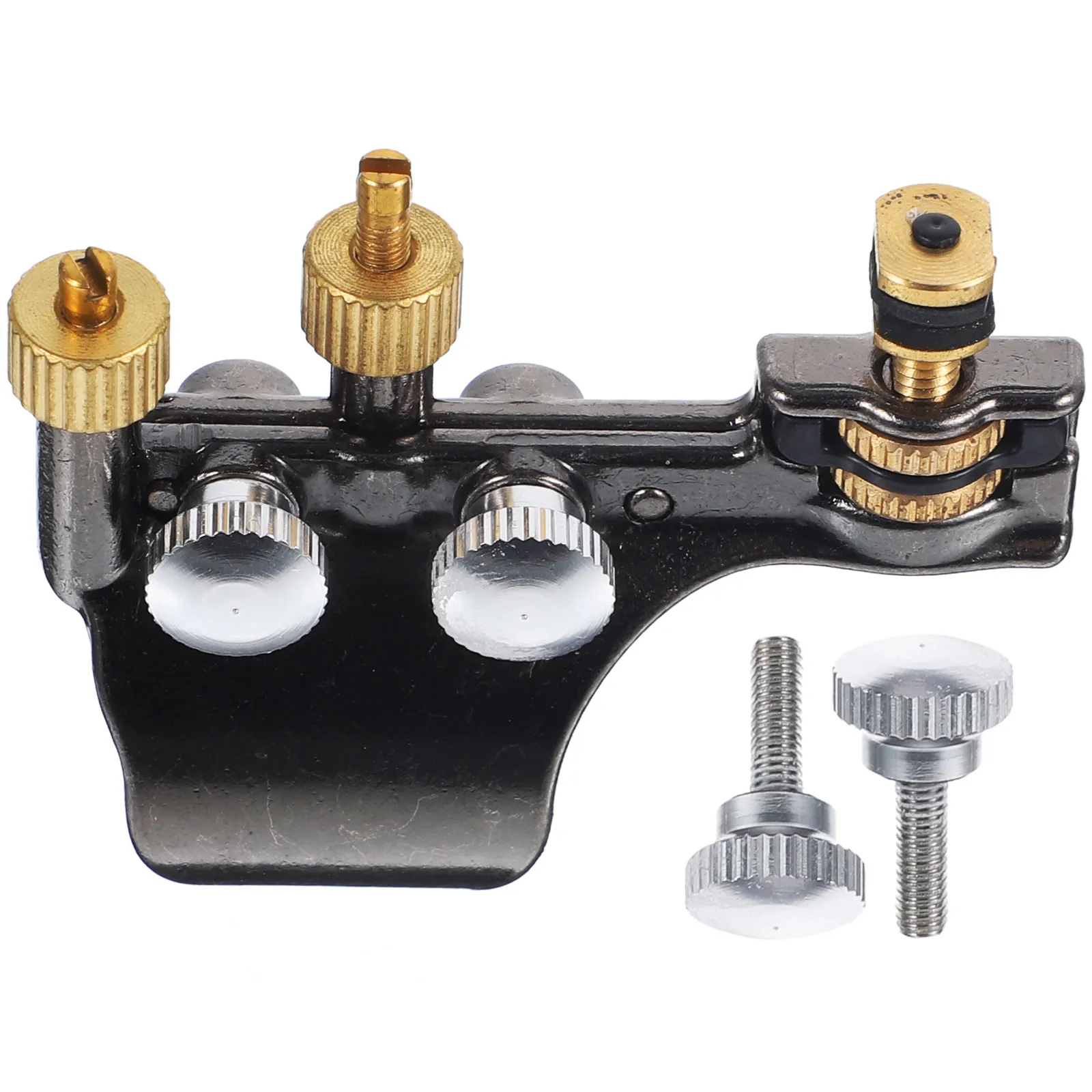 Exquisite Crafted Erhu String Adjuster Fine Tuner for Accurate Voice Correction Rotating Brass Knob Adjustable Spacing Erhu