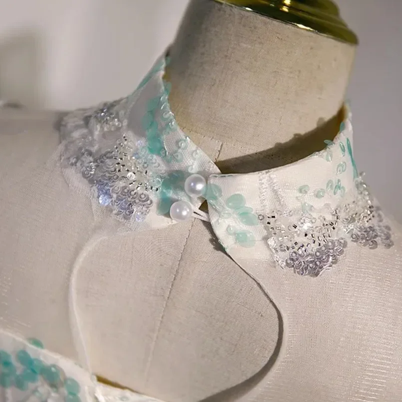 فساتين فتاة الزهور لحفلات زفاف الأميرة الكشكشة فستان حفلات للفتيات لالتقاط الصور الترتر طول الأرض فساتين التواصل الأول للأطفال