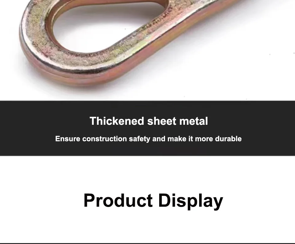 Electrician Wire Puller Tensioner Wire Rope Jammer Tool 0.5T 1T 2T 3T Metal Wire Rope Clip Double Hook Wire Tightener Power