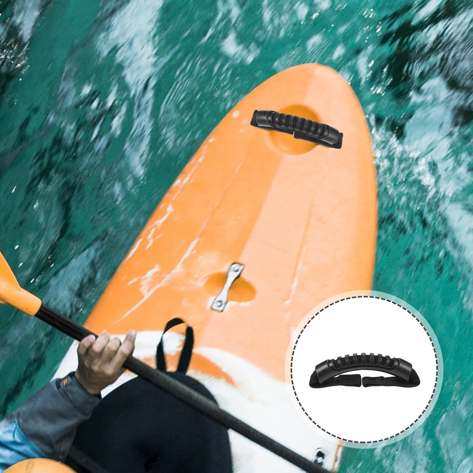 

1pc Sturdy Kayak Side Mount Carry For Canoe Non-Slip Replacement Handle Lightweight Comfort Installation Handle For