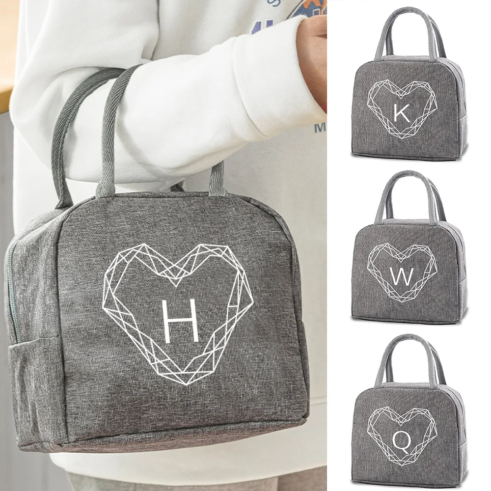 

Multifunctional New Insulated Lunch Bag Stylish Minimalist Pattern Unisex Lunch Bag.