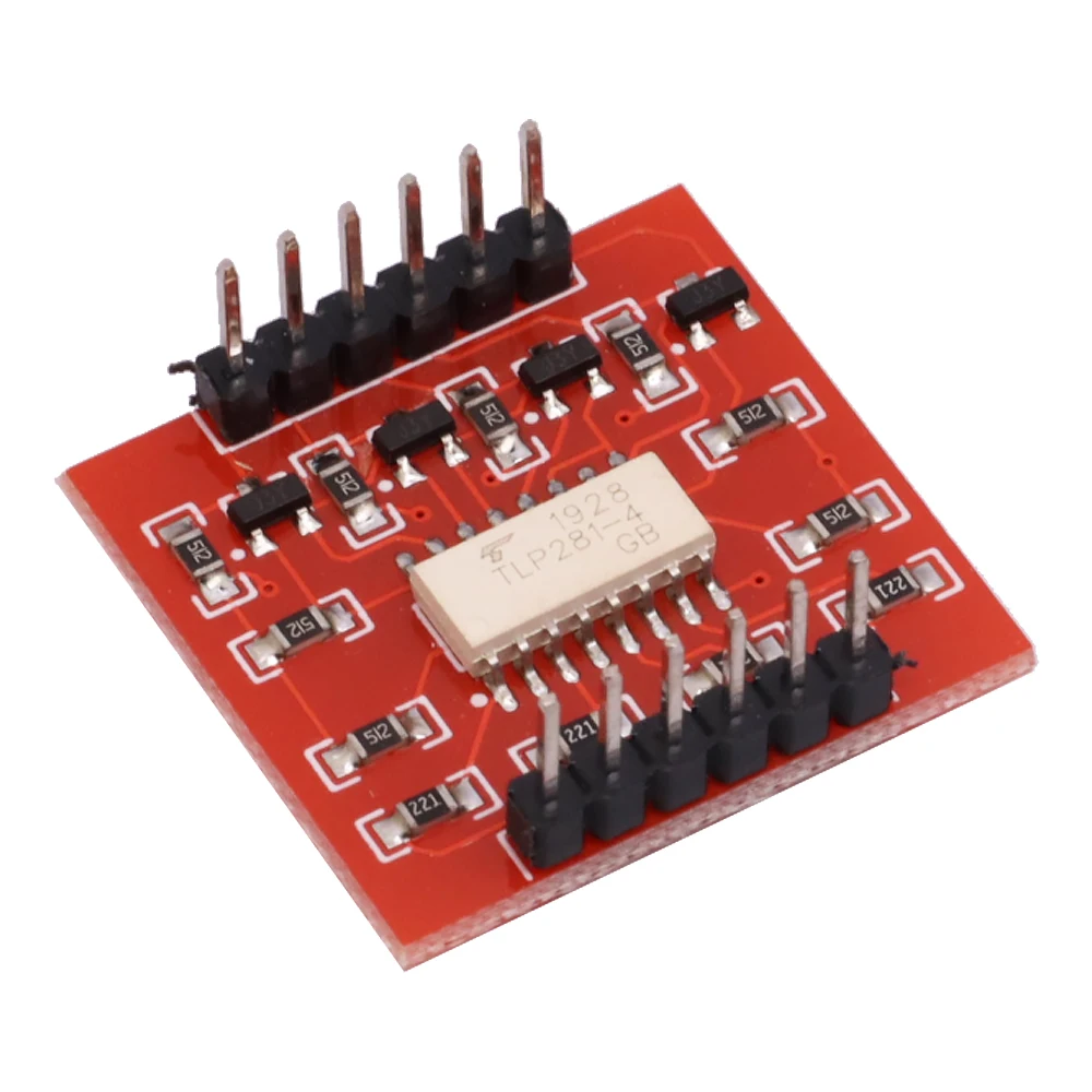 TLP281 4-Channel Opto-Isolator โมดูล IC สำหรับบอร์ดขยาย Arduino และระดับ Optocoupler Isolation 4ช่อง