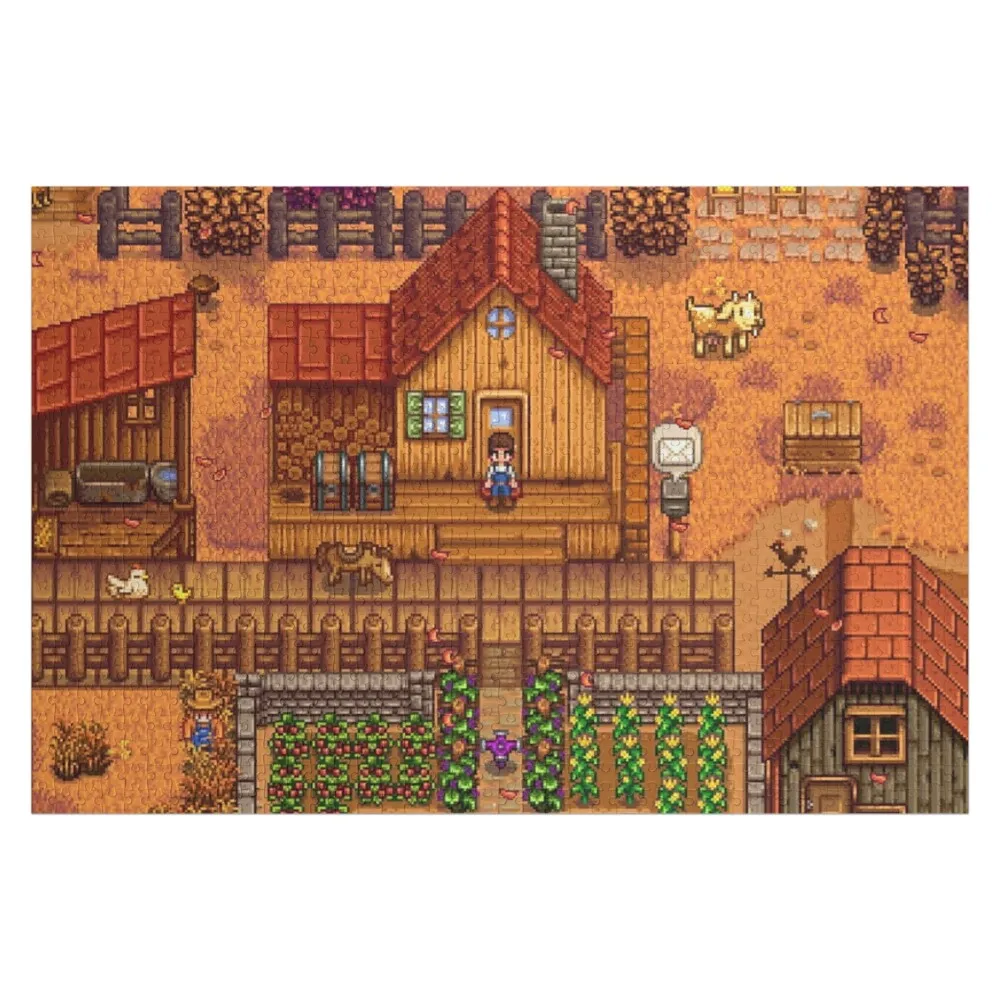 

Stardew Valley House Jigsaw Puzzle Custom Wooden Name Customized Kids Gift Customizable Gift Puzzle