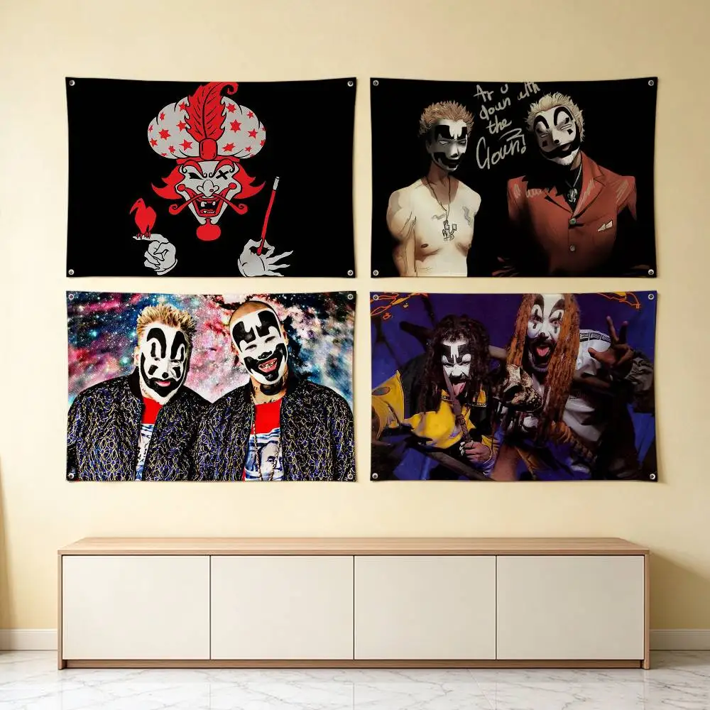 Insane Clown Posse ICP Hip Hop  Flag Suitable For Party Club Outdoor Interior Wall Decoration Banner Fans Gift