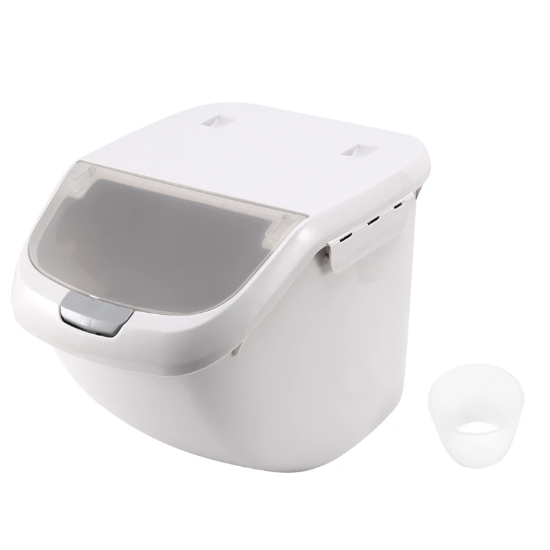 Rice Container Storage 10 KG/22 LBS, Cereal Containers With BPA Free Plastic And Airtight Design
